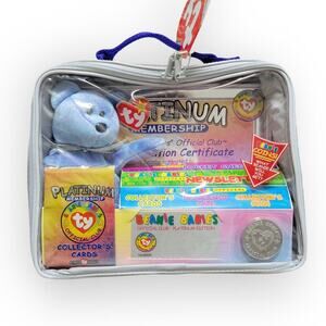 TY Beanie Babies 1999 Vintage Official Club Membership Kit PLATINUM Edition NWT